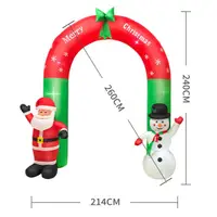 在飛比找蝦皮商城優惠-【For You】台灣現貨 2.4米充氣耶誕拱門 防水耶誕老