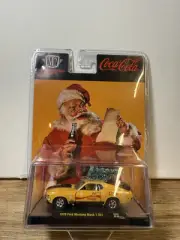 2022 Coca Cola Santa Claus M2 1970 Ford Mustang 351 Mach 1