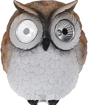 H & S Collection Solar Owl Light, 140 x 145 x 155 mm.