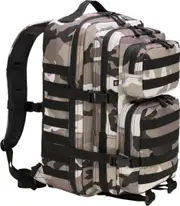Brandit US Cooper L Backpack, black-grey for Men One Size Black Grey