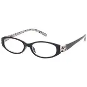 Foster Grant Women's Designer Reading Glasses Tansy Black +1.50