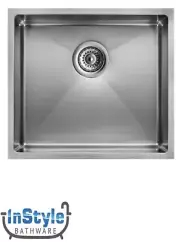 Stainless Steel- Single Bowl- Top Or Undermount Kitchen Sink- 440x440x205mm