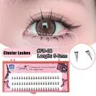 Segmented Individual Eyelashes Clusters False Eyelashes Eyelash Extension