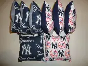 8 Cornhole Bag Set Corn Hole Toss MLB New York Yankees N Y