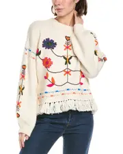 MOTHER Jumper Sweatshirt White