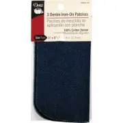 Dritz (55243-70) Patches Iron-On Denim Asst