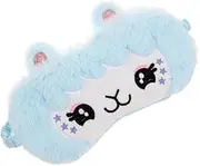 LOORGVEL Cute Plush Bunny Eye Mask Soft Fluffy Sleep Mask for Adults Light Blocking for Travel Nap and Nighttime Durable Craftsmanship with Playful Design Eye Cover for Comfortable Sleeping