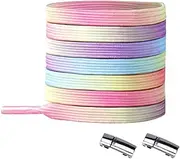 [JUMOUR] Elastic No Tie Shoe Laces for Sneakers Flat Shoes Fits Adults and Kids, Stretch Tieless Shoelaces，Sneaker Laces Shoes Strings 100cm