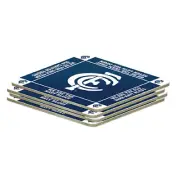 Carlton Blues AFL Quality Cork Coasters Set of 4 For Man Cave Bar Christmas