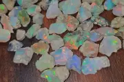 Lot 100% Natural Ethiopian Welo Fire Opal Rough Specimen Gemstones 100cts