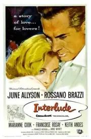 Interlude poster June Allyson Rossano Brazzi 1957 Old Film Movie Photo 1