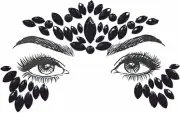 Face Gems,1Pcs Face Jewels Make Up Mermaid Mask Rhinestone Temporary Tattoos ...