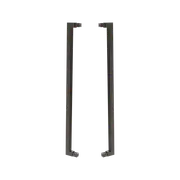 ProtectorAl 1200mm Black Aluminium Gate Converter - 2 Pack