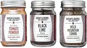 Burlap & Barrel Taco Seasoning Single Origin Spice Set - Wild Mountain Cumin, Sun-Dried Tomato, Ground Black Lime - As seen on Shark Tank - 3 Full Size in a Gift Box