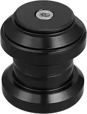 X AUTOHAUX 34mm 1-1/8" Threadless Bicycle Headset Combo Bike Threadless External Headset Sealed Cartridge Bearings MTB Road Headset with Top Cap Black