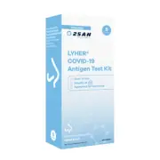 Lyher COVID-19 Rapid Antigen Nasal Self Test Easy to Use - 5 Pack