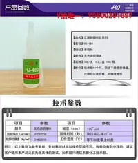 在飛比找Yahoo!奇摩拍賣優惠-膠水匯聚HJ-460PTFE聚四氟乙烯與不銹鋼密封強力膠水鐵