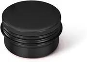 [Xiao Hua] 20 Aluminum tin cans, Metal Leak Proof containers, Round Screw Covers, Lipstick, Balm and Wax containers, sub Packaging cans, Black tin cans, Storage (5ml)