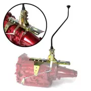 Side Shift Transmission Shifter Kit w/ 23 Black Swan Arm for Ford FMX