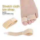 6pcs Elastic Toe Wrap Splint Soft Finger Hammer Toe Straightener Separator B SPG