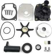 Water Pump Impeller Repair Kit for Johnson Evinrude 60HP 1986-1994, 65HP 1984-1994, 70HP 1979-1994, 75HP 1979-1988 Outboard Replace ‎18-3389 432955 436957 438591 9-48213