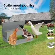 Automatic Chicken Feeder Auto Coop Poultry Chick Feeders Treadle Self Opening