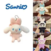 Soft Kuromi Cinnamonroll Rabbit Plush Toy Keychain Bapa Ornament Gifts For