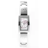 在飛比找PChome24h購物優惠-【HELLO KITTY】凱蒂貓秀氣質感流行手錶 (銀/白 