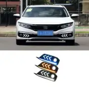 Led DRL Day Running Light 3-Color Lamp Steering Light For Honda Civic 2016-2018 (for: Honda Civic)