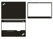Carbon Vinyl Sticker Skin Cover Decal for Lenovo Thinkpad E590 E595 15.6" Laptop