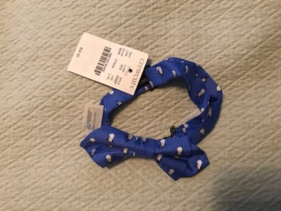 Boy's, Crew cuts, Snowman, Holiday, Bow Tie, Blue with Snowmen, Preppy