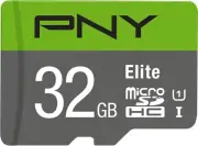 PNY 32GB Elite Micro SD Dash Camera microSDHC Adapter, 100MB/s Read...