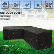 Outdoor-Garden L Shape Furniture Cover Protective Lounge WA✢