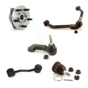 Upper Arm Lower Ball Joint Outer Tie Rod Link Front Right Kit For Jeep Lib (for: Jeep)