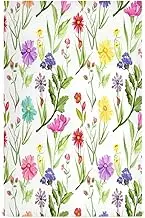 GAIREG Colorful Flowers White Dish Towels for Kitchen, 28x18 Bulk Kitchen Towels Modern, Set of 4
