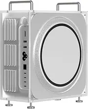 Geekria Chassis Stand, Compatible with Apple Mac Studio for M1/M2/M4 Max, M1/M2/M3 Ultra. Acrylic Computer Case Holder, Mount, Desktop Accessories, Optimized Heat Dissipation (Frosted)