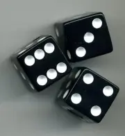 3 Pack Dice Control Knobs BLACK Les Paul Gibson Guitar Volume Tone + FREE 3pak