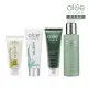 【aloe unique 優尼客】苦膠50ml+蘆薈凝膠75ml+去角質75ml+潔面露150ml 4件組(人氣明星商品組)