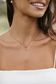 [PUP38] Cagnes Necklace - Gold Gold
