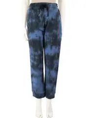 MCQ Blue Swallow Pattern Joggers