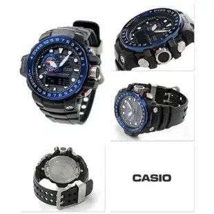 【日本原裝正品】卡西歐錶 CASIO G-SHOCK 太陽能電波手錶 男錶 防水200米 GWN-1000B-1B 黑藍