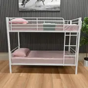 Lucas Metal Single on Single Bunk Bed