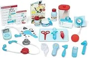 Doctor: Pretend Play Set & 1 Me l i ssa & Doug Scratch Art Mini-Pad Bundle (08569)