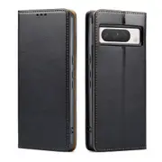For Google Pixel 8 Pro Case Leather Flip Wallet Folio Cover Black