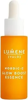 Lumene [Valo] Nordic-C Glow Boost Essence - Hydrating and Brightening Serum with Vitamin C, Hyaluronic Acid + Arctic Cloudberry for Visibly Radiant Skin - Vegan + Suitable for All Skin Types (30 ml)