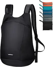 WATERFLY Foldable Lightweight Hiking Backpack: 15L Packable Daypack Men Women Ultralight Thin Outdoor Bag for Travel Camping