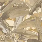 Norwall Manor House MH36537 Polynesian Leaves Ochre Brown Wallpaper
