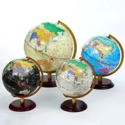 WORLD GLOBE EARTH Map Illuminated Rotating Geography Ocean Educational All Sizes