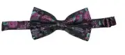 Gascoigne Bow Tie Floral Purple Brown Teal Men's One Size Pre-Tied