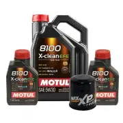 7L Motul 8100 X-CLEAN EFE 5W30 Wix XP Filter Engine Motor Oil Change Kit API SN (for: Daihatsu)